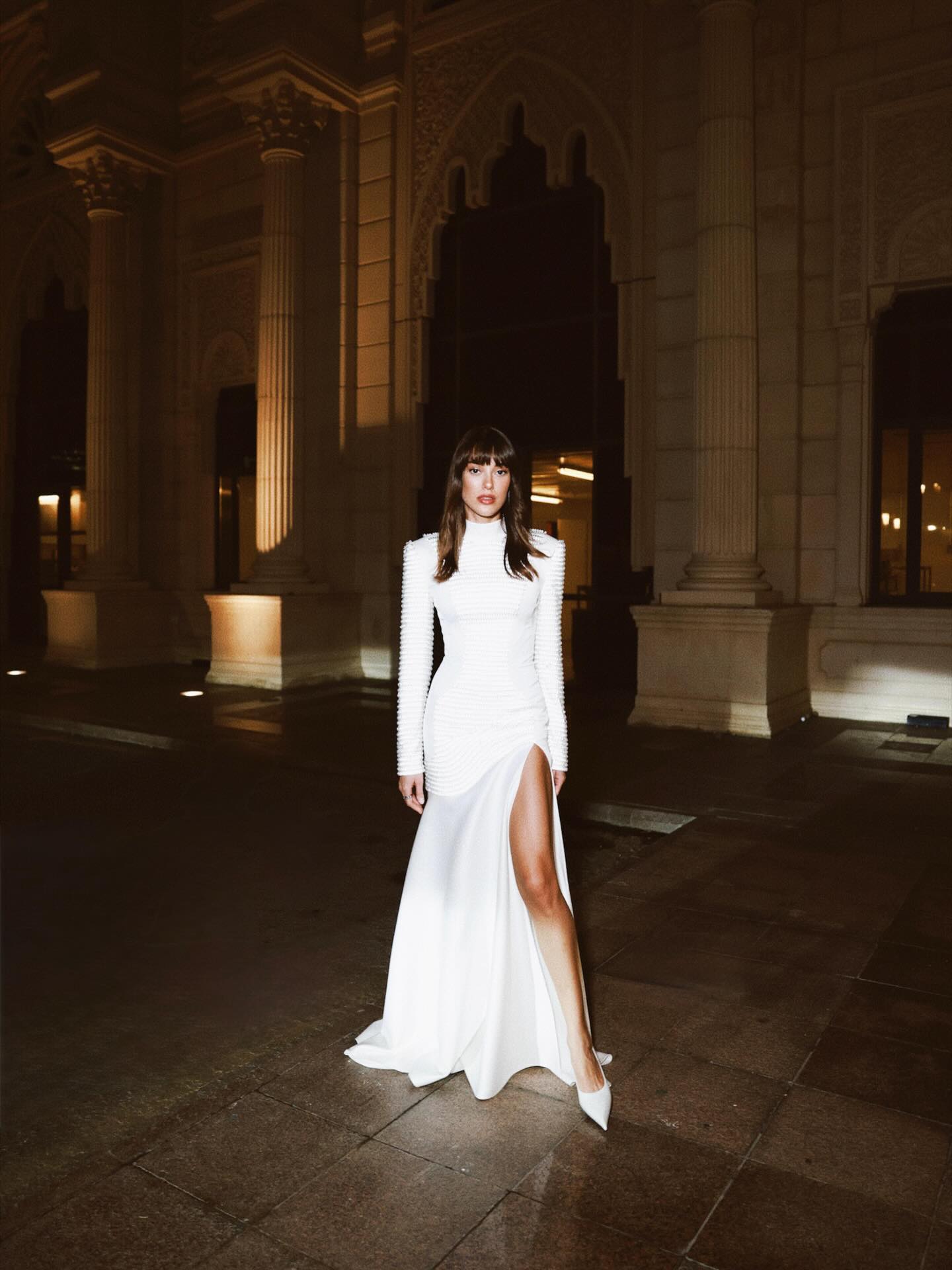 Dilan Deniz wears custom haute couture gown at the opening ceremony of the Red
Sea International Film Festival